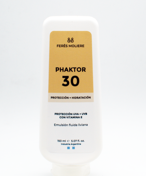 PHAKTOR 30 EMULSIÓN FLUIDA PRESENTACION 150 ML Y 70 ML